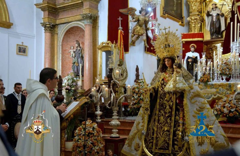 El Ángelus de felicitación a la Patrona inicia la celebración de la Festividad de Nuestra Señora del Carmen