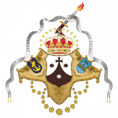 Escudo de la Venerable y Real Hermandad de Nuestra Señora del Carmen Coronada